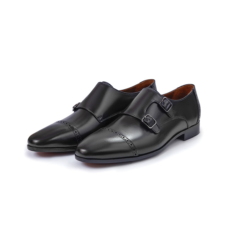 Double Monkstrap - Black