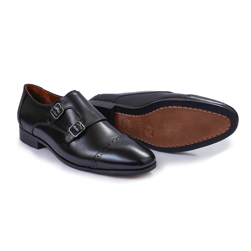 Double Monkstrap - Black