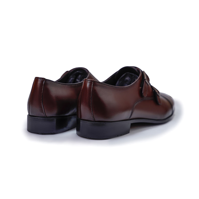 Toecap Double Monks - Tobacco