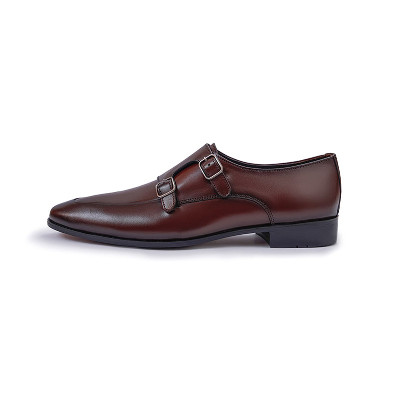 Diplomat Double Monkstrap - Brown