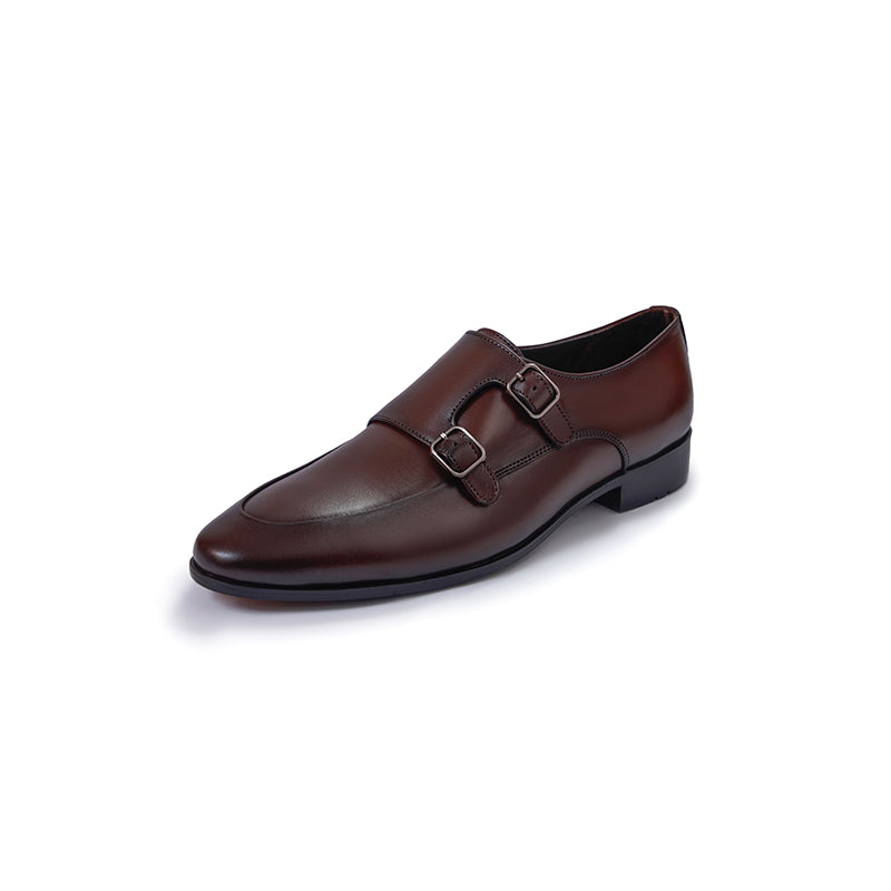 Diplomat Double Monkstrap - Brown