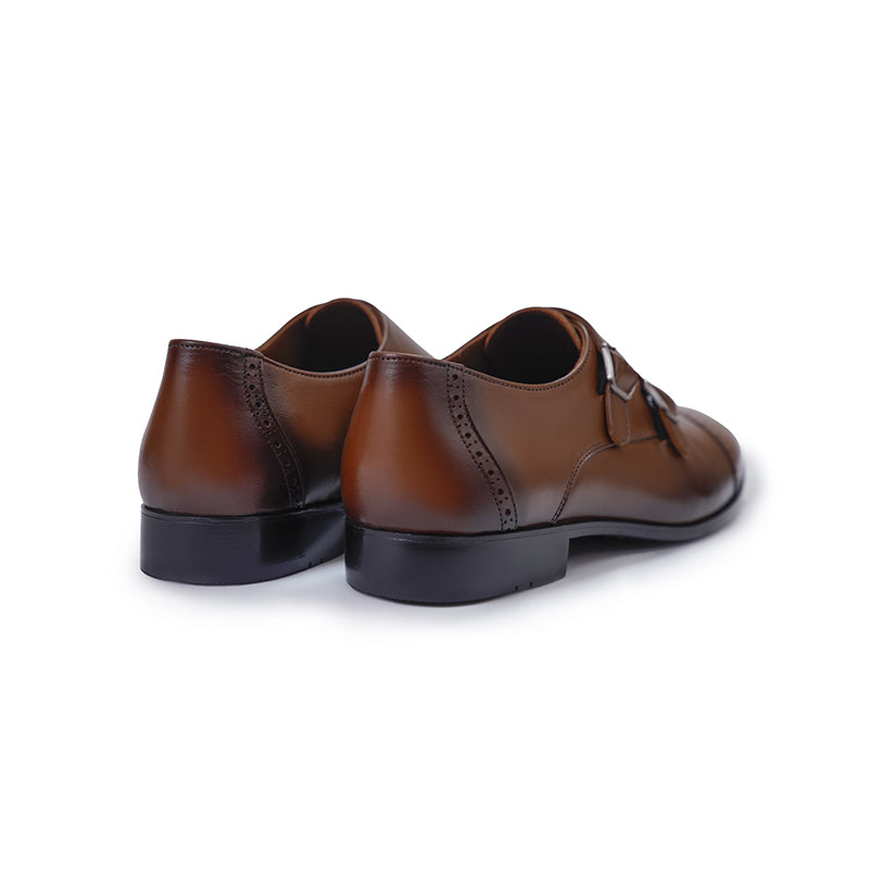 Double Monkstrap - Tan